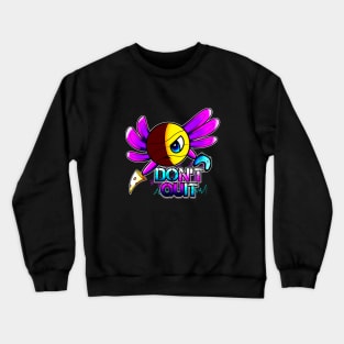 Don't Quit Pizza Gamer Axolotl Basketball Season Kids Teens Graphic Gift Crewneck Sweatshirt